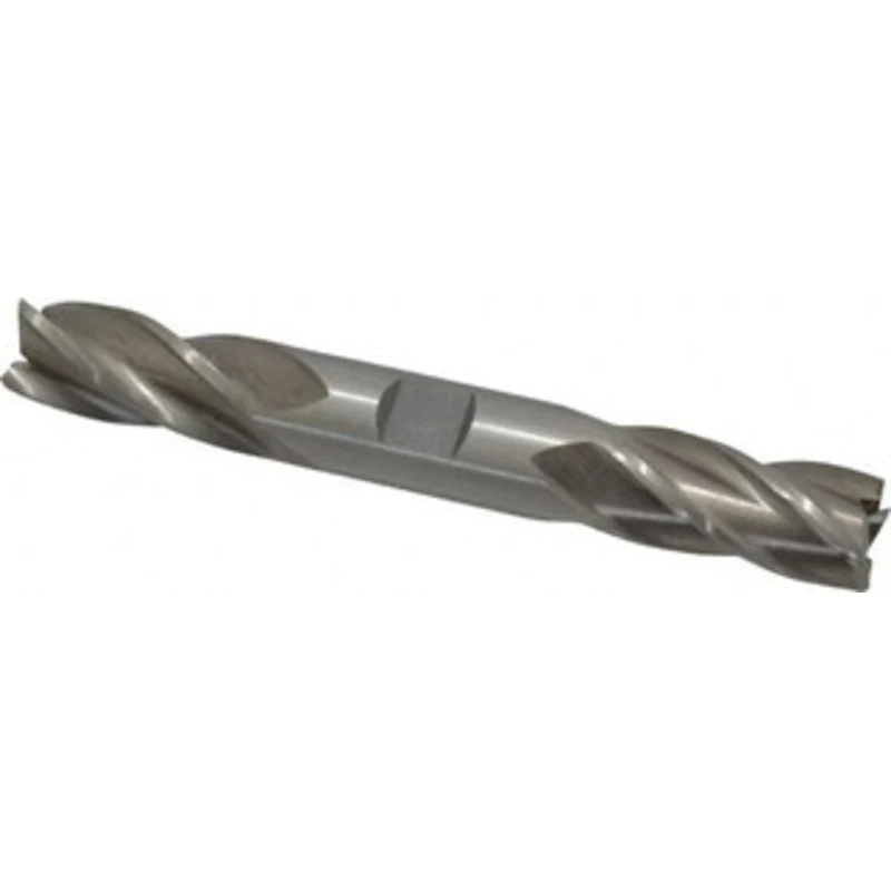 Value Collection 3/4, 1-5/8 LOC, 3/4 Shank Diam, 5-5/8 OAL, 4 Flute, High Speed Steel Square End Mill Double End, Unc...